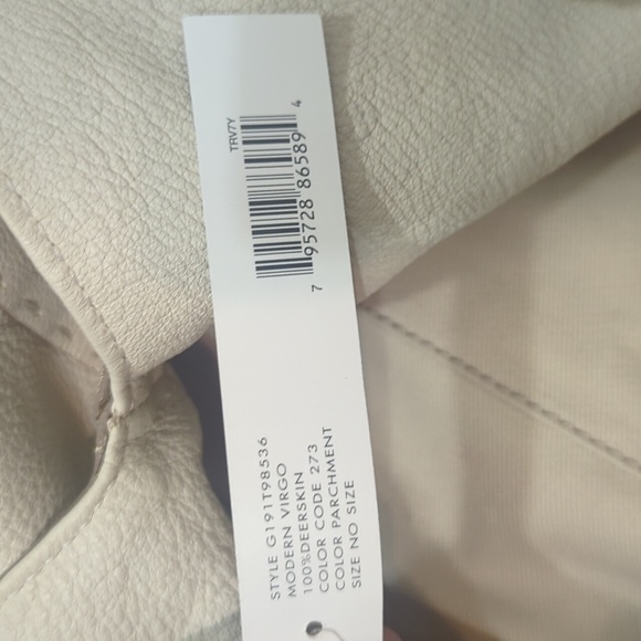 Donna Karen Modern Virgo 100% Deerskin  Handbag NWT - Picture 9 of 11